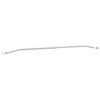 vidaXL Soporte para lona para remolques Plateado 102-155 cm Aluminio