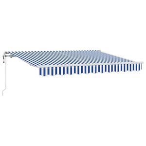 vidaXL Toldo Retr&aacute;ctil Azul 250 x 200 cm tela