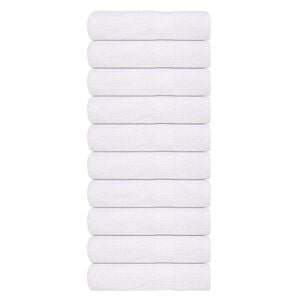 vidaXL Toallas de ducha FROGN 10 uds blanco 70x140 cm 360 g/m&sup2;