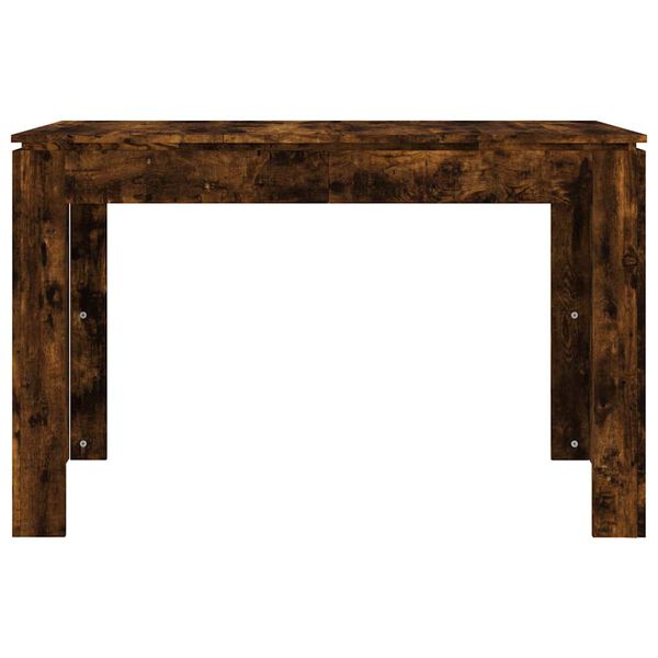 vidaXL Mesa de comedor madera de ingenier&iacute;a roble ahumado 120x60x76 cm