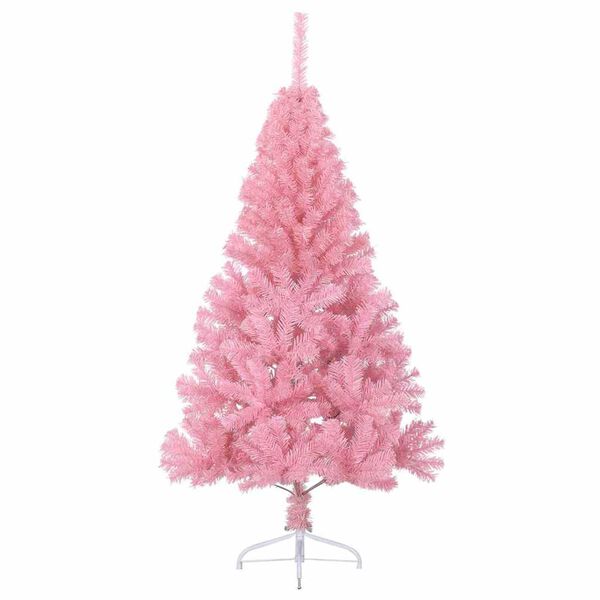 vidaXL &Aacute;rbol de Navidad Artificial Preiluminado Rosa 150 cm PVC