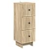 vidaXL Cajonera Roble Sonoma 33 x 34,5 x 90 cm Madera de Ingenier&iacute;a