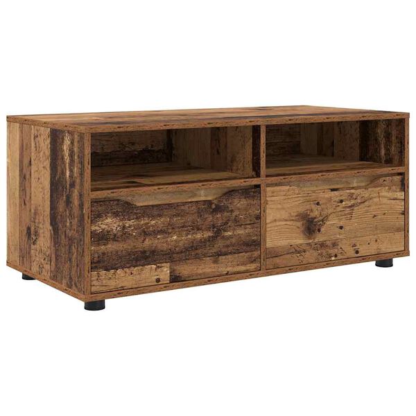 vidaXL Gabinete de TV con caj&oacute;n Madera Vieja 100 x 48 x 43 cm