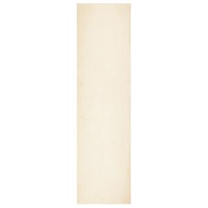 vidaXL Alfombra suave y lavable de pelo medio HUARTE Crema 80 x 300 cm