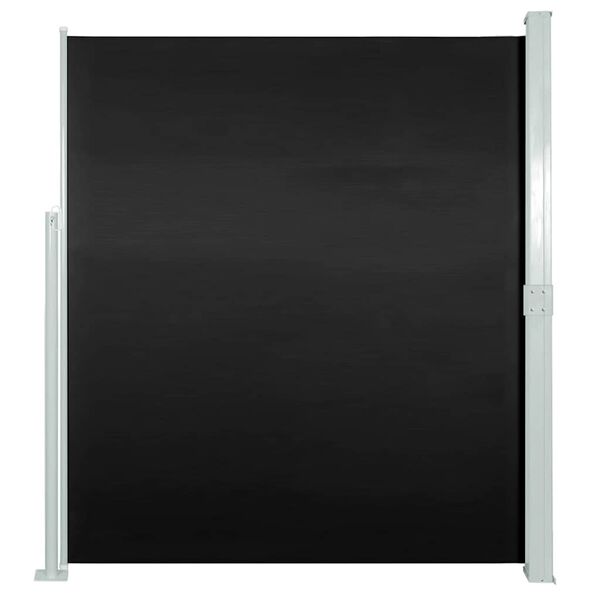vidaXL Toldo lateral de jardín o terraza 160x300 cm negro