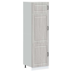 vidaXL Armario de cocina Kalmar madera contrachapada sonoma gris