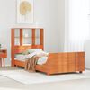 vidaXL Estructura de cama sin colchón madera de pino marrón 90x200 cm