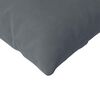 vidaXL Cojines de sofá 2 pcs Gris oscuro 120 x 40 cm Tela de pana