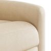 vidaXL Sill&oacute;n reclinable tela de microfibra beige