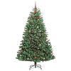 vidaXL &Aacute;rbol de Navidad artificial con ramas articuladas Verde 180 cm