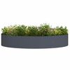 vidaXL Jardineras 5 pcs Antracita 120 x 120 x 20 cm Acero