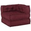 vidaXL Sof&aacute; modular tela granate 70x70x54 cm