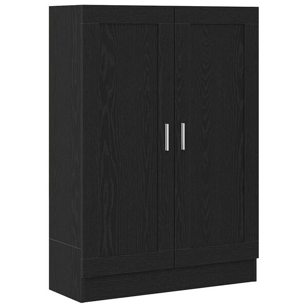 vidaXL Librer&iacute;a Roble Negro 82,5 x 30,5 x 115 cm Madera de ingenier&iacute;a