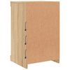 vidaXL Aparador con luces LED roble Sonoma 41x37x67 cm