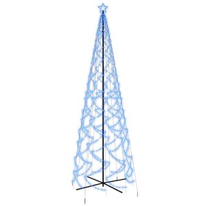 vidaXL &Aacute;rbol de Navidad c&oacute;nico 1400 LED azul 160x500 cm