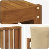 vidaXL Conjunto de sof&aacute;s de exterior con coj&iacute;n 5 pcs Natural y Beige