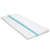 vidaXL Sobrecolch&oacute;n 80x200 cm espuma de gel fr&iacute;o 6 cm perfil huevo