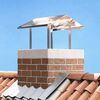 vidaXL Campana de Chimenea Plateado 50 x 50 x 37 cm Acero inoxidable