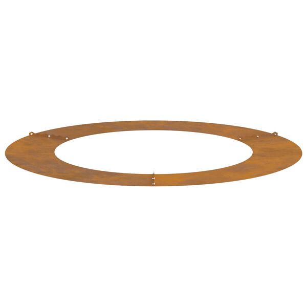 vidaXL adecuado para Anillos de &Aacute;rbol Plano 5 pcs Marr&oacute;n &Oslash;60 / 90 cm