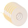 vidaXL Cinta de espuma autoadhesiva 5 uds. Blanco 10mm x 10m Espuma CR
