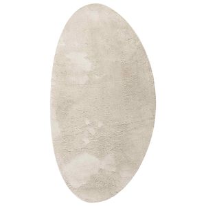 vidaXL Alfombra HUARTE Beige 100 x 200 cm Poli&eacute;ster