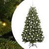 vidaXL Árbol de Navidad artificial Verde 180 cm PVC y Metal