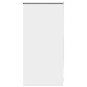 vidaXL Estor enrollable opaco 44,4x100 cm, ancho de tela 40 cm, blanco