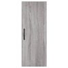 vidaXL Armario de pared madera de ingenier&iacute;a gris Sonoma 34,5x34x90 cm