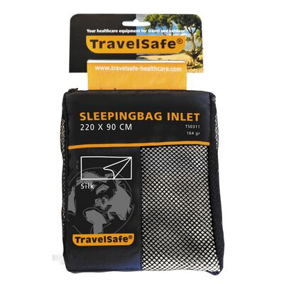 Forro de seda para saco de dormir rectangular Travelsafe TS0311