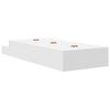 vidaXL Cama con almacenamiento con cajón Blanco 236.5 x 80 x 31.5 cm