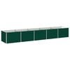 vidaXL Cama de Jard&iacute;n Elevada Verde 400 x 80 x 55 cm