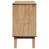 vidaXL Mueble de recibidor OTTA madera maciza de pino 75x40x75 cm