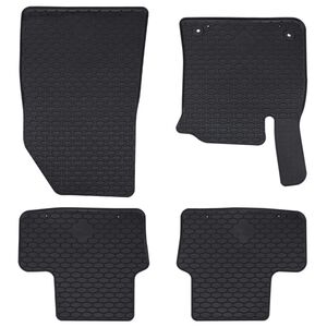 vidaXL Alfombrilla de Coche 4 pcs Negro compatible con CAPTUR 2020-