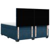 vidaXL Cama box spring con colch&oacute;n terciopelo azul 200x200 cm