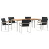 vidaXL Conjunto de Comedor de Jard&iacute;n 7 uds.
