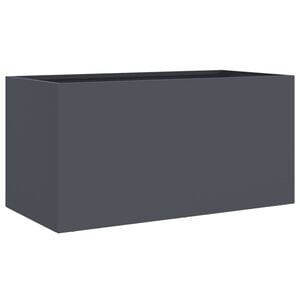 vidaXL Jardinera acero gris antracita 62x30x29 cm