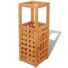 vidaXL Parag&uuml;ero 18x18x50 cm madera maciza de nogal