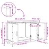 vidaXL Mueble de Cuarto de Ba&ntilde;o Madera envejecida 90 x 33 x 60 cm