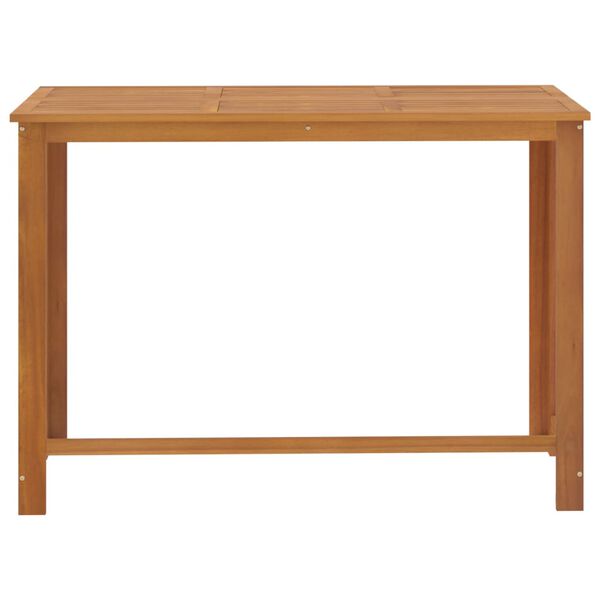 vidaXL Conjunto de bar para jardín 9 piezas negro