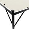 vidaXL Cenador de acero y tela blanco 4x4 180 g/m²