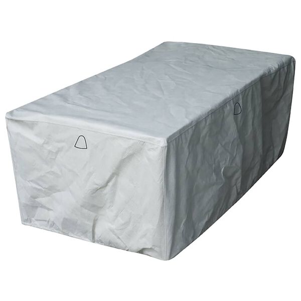 Eurotrail Funda protectora de mesa de jard&iacute;n gris 160x90x75 cm