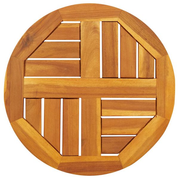 vidaXL Tablero de mesa redondo madera maciza de acacia Ø40x2 cm