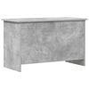 vidaXL Ba&uacute;l de almacenamiento Gris Hormig&oacute;n 80 x 40 x 50 cm