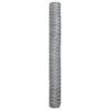 vidaXL Cerca Hexagonal Plateado 1,2 x 50 m Acero galvanizado
