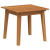 vidaXL Mesa lateral Marr&oacute;n 45 x 45 x 40 cm Madera de Acacia S&oacute;lida