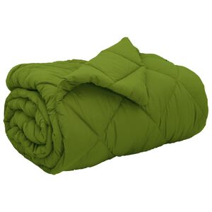 vidaXL Edred&oacute;n de Invierno Verde 200 x 140 cm Microfibra