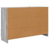 vidaXL Vitrina Gris Sonoma 100 x 30 x 65,6 Madera contrachapada