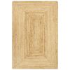vidaXL Alfombras de &aacute;rea Rectangular Gris oscuro 240 x 340 cm yute