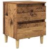 vidaXL Mueble de cama Madera Vieja 40 x 35 x 50 cm
