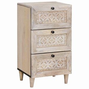 vidaXL Vitrina con caj&oacute;n 33.5 x 40 x 75 cm